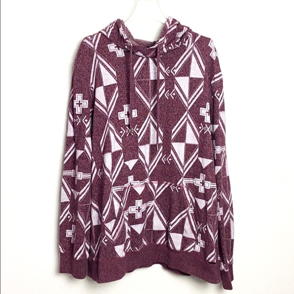 On the Byas Aztec Hoodie Sweater